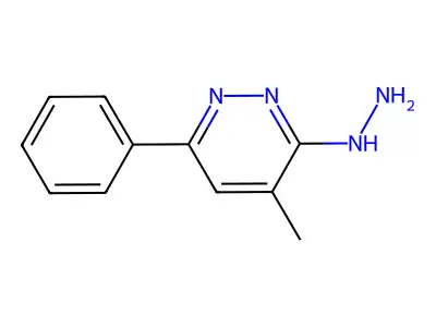 3-Hydrazinyl-4-methyl-6-phenylpyridazine structure