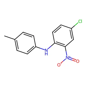 4-chloro-N-(4-methylphenyl)-2-nitroaniline structure