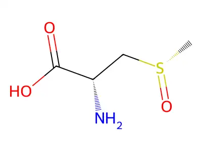 (2R)-2-氨基-3-(甲基亚磺酰基)丙酸 structure