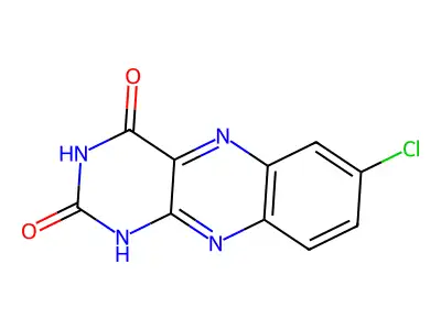 7-Chloroalloxazine structure