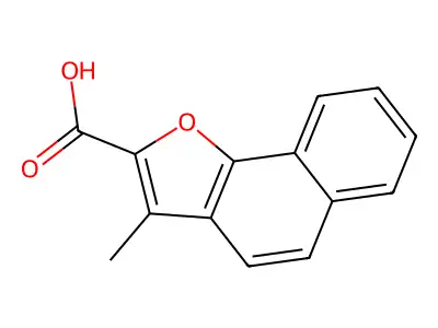 3-Methylnaphtho[1,2-b]furan-2-carboxylic acid structure