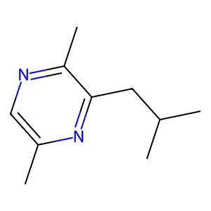 2-Isobutyl-3,6-dimethyl-pyrazine structure