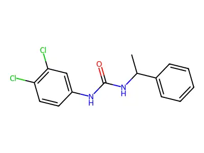 1-(3,4-Dichlorophenyl)-3-(1-phenylethyl)urea structure
