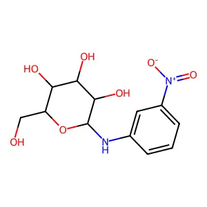 2-(Hydroxymethyl)-6-[(3-nitrophenyl)amino]oxane-3,4,5-triol structure