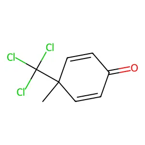 4-Methyl-4-(trichloromethyl)cyclohexa-2,5-dien-1-one structure