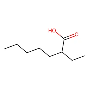 2-乙基庚酸 structure