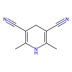 2,6-Dimethyl-1,4-dihydropyridine-3,5-dicarbonitrile structure