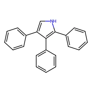 2,3,4-triphenyl-1H-pyrrole structure