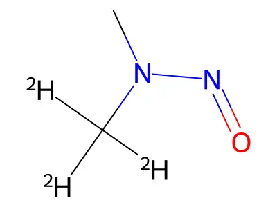 Methan-d3-amine, N-(methyl-d3)-N-nitroso- structure