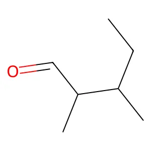 2,3-Dimethylpentanal structure