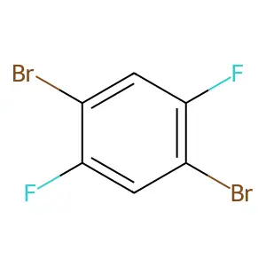 1,4-Dibromo-2,5-difluorobenzene structure
