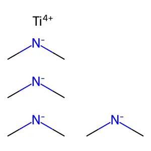 四(二甲氨基)钛 structure