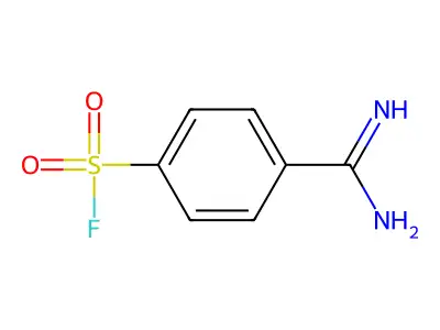 4-Amidinobenzenesulfonylfluoride structure
