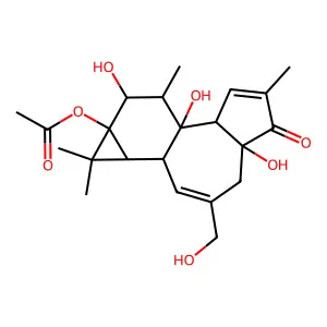 Phorbol 13-acetate structure
