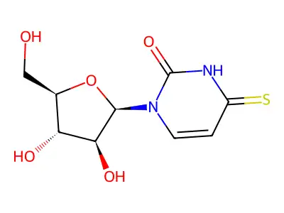 Arabino-4-thiouridine structure