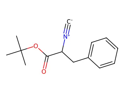 tert-Butyl 2-isocyano-3-phenylpropionate structure