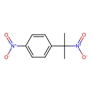 1-Nitro-4-(2-nitropropan-2-yl)benzene structure