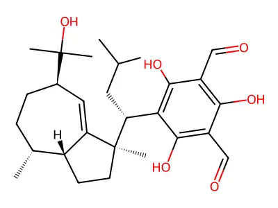 Macrocarpal D structure