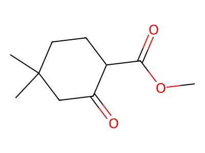 Methyl 4,4-dimethyl-2-oxocyclohexane-1-carboxylate structure