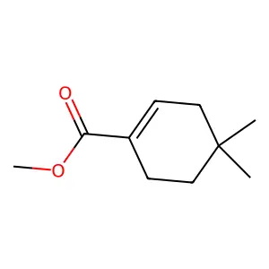 Methyl 4,4-dimethyl-1-cyclohexene-1-carboxylate structure