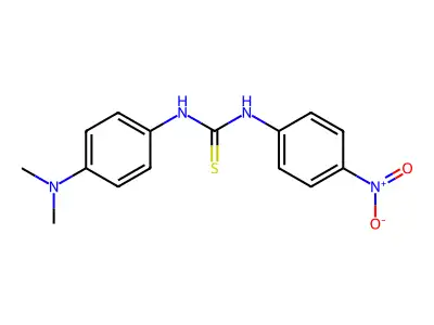 1-(4-(Dimethylamino)phenyl)-3-(4-nitrophenyl)-2-thiourea structure