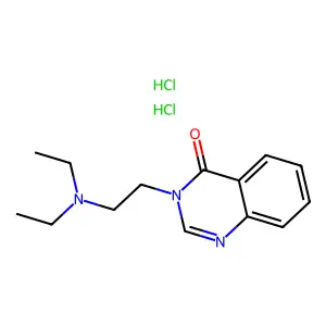 4(3H)-Quinazolinone, 3-(2-(diethylamino)ethyl)-, dihydrochloride structure