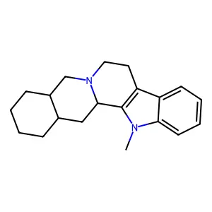 1-Methylyohimban; 1-Methylyohimbane; NSC 76808 structure
