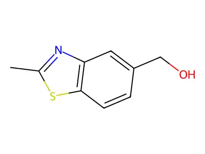 (2-Methylbenzo[d]thiazol-5-yl)methanol structure
