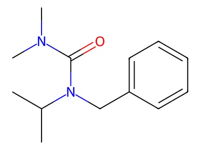 1-Benzyl-3,3-dimethyl-1-propan-2-ylurea structure