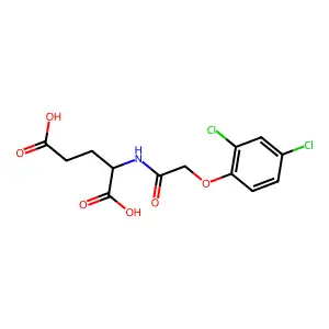 2,4-Dichlorophenoxyacetylglutamic acid structure