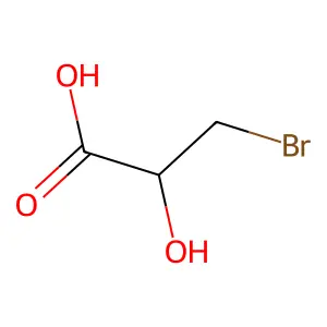 3-溴乳酸 structure