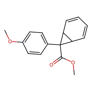 Methyl 7-(4-methoxyphenyl)noracadiene-7-carboxylate structure