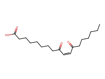 9,12-Dioxo-10-octadecenoic acid structure