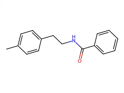 Benzamide, N-(p-methylphenethyl)- structure