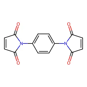 1,4-亚苯基双马来酰亚胺 structure