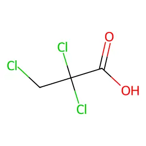 2,2,3-三氯丙酸 structure