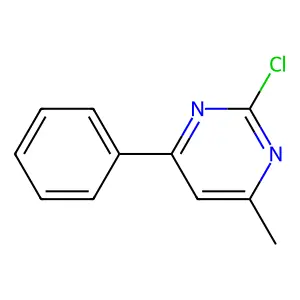 2-Chloro-4-methyl-6-phenylpyrimidine structure