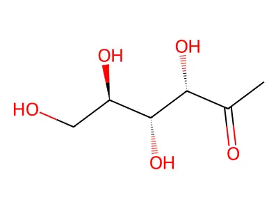 1-Deoxyfructose structure