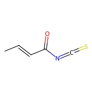 But-2-enoyl isothiocyanate structure