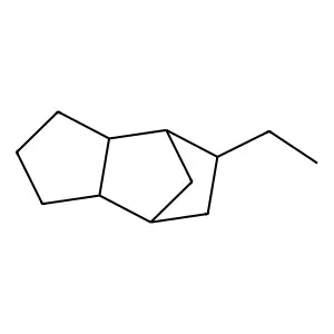 4,7-Methano-1H-indene, 5-ethyloctahydro-, (3aalpha,4beta,5alpha,7beta,7aalpha)- structure