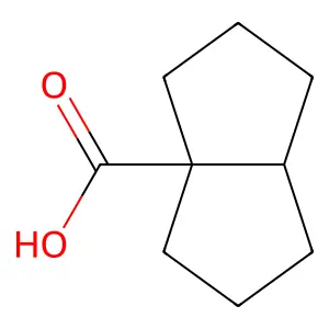 Rac-(3ar,6ar)-octahydropentalene-3a-carboxylic acid structure