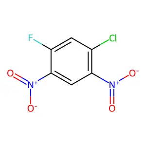 1-Chloro-2,4-dinitro-5-fluorobenzene structure