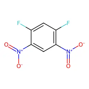 1,5-Difluoro-2,4-dinitrobenzene structure