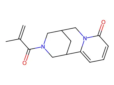 Cytisine, 12-methacryloyl- structure