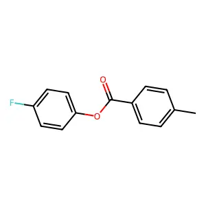4-Fluorophenyl 4-methylbenzoate structure