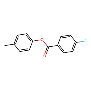 (4-Methylphenyl) 4-fluorobenzoate structure