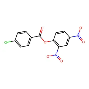 对氯苯甲酸2,4-二硝基苯酯 structure