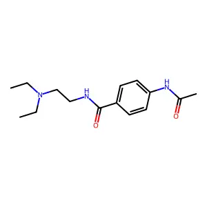 N-乙酰普鲁卡因胺 structure
