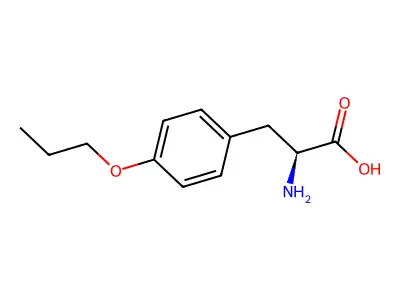 2-amino-3-(4-propoxyphenyl)propanoic Acid structure