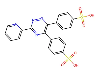Ferrozine游离酸 structure